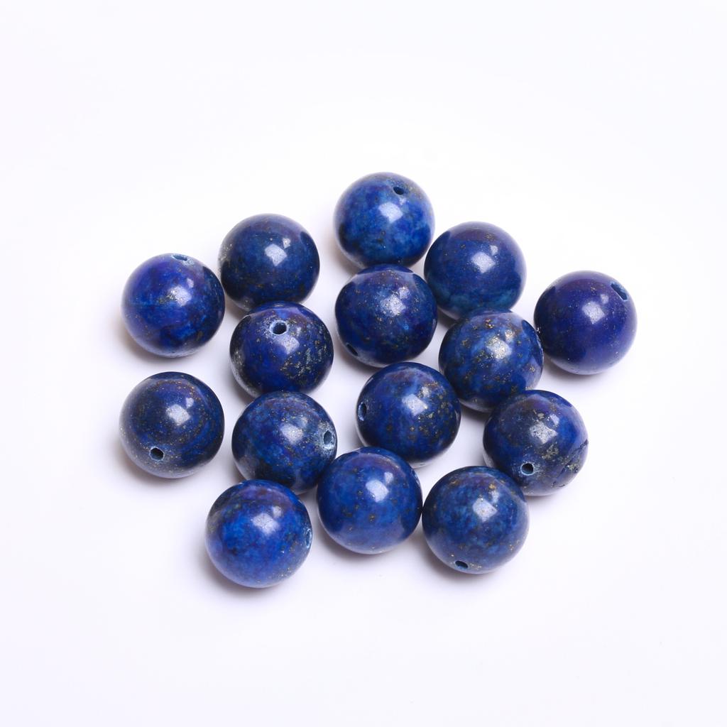 40/30/20/20/15 шт. 4/6/8/10/12 мм лазурит круглые бусины из натурального камня DIY браслет серьги материал для бисера ручной работы