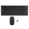 Wireless Keyboard and Mouse Set with 2.4G USB Receiver, Ergonomic Design, Compact and Portable, 64 Keys, 10m Effective Distance