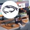 Ikki chiqishli DC quvvat manbai ajratuvchi shnuri 18AWG erkak 5.5x2.5mm 5.5x2.1mm ajratuvchi kabel xavfsizlik kameralari LED yoritgich uchun