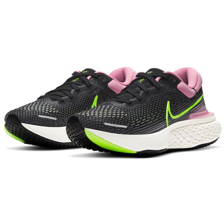 Nike ZoomX Invincible Run Flyknit 'Черный Элементальный Розовый' Женские CT2229-002