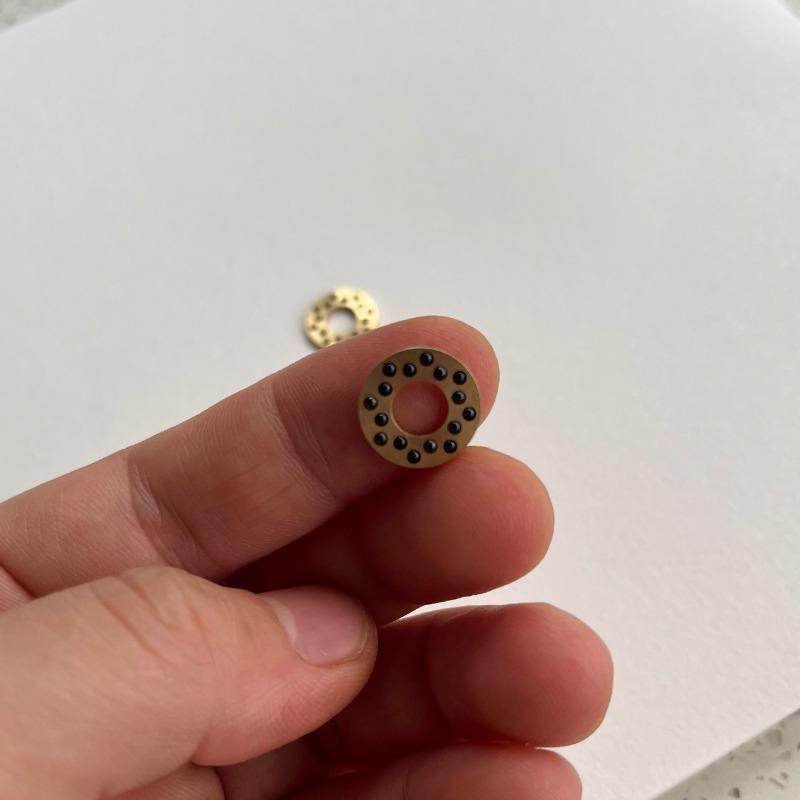 2 шт. / Лот латунный медный защитный керамический шарик для ножей своими руками флиппер керамический шарикоподшипник быстро открывающиеся инструменты нож CZ028