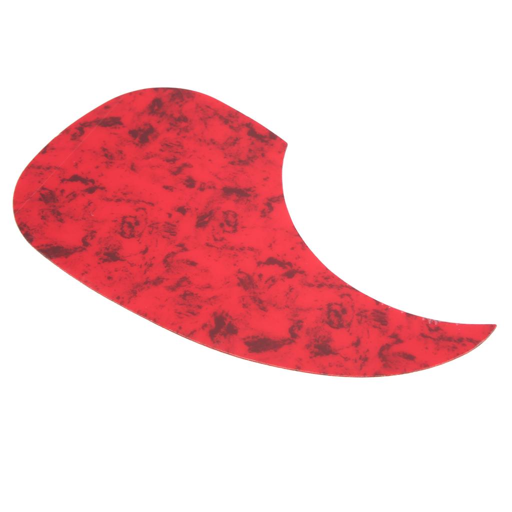 2Pcs Acoustic Guitar Pickguard Folk AntiScratch Guard Plate Replacement for 3841in Celluloid(Red Tortoise Color Water