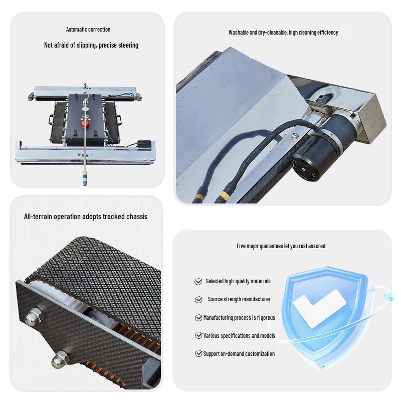 Solar Panel Crawler Robot for Automatic Dry Cleaning