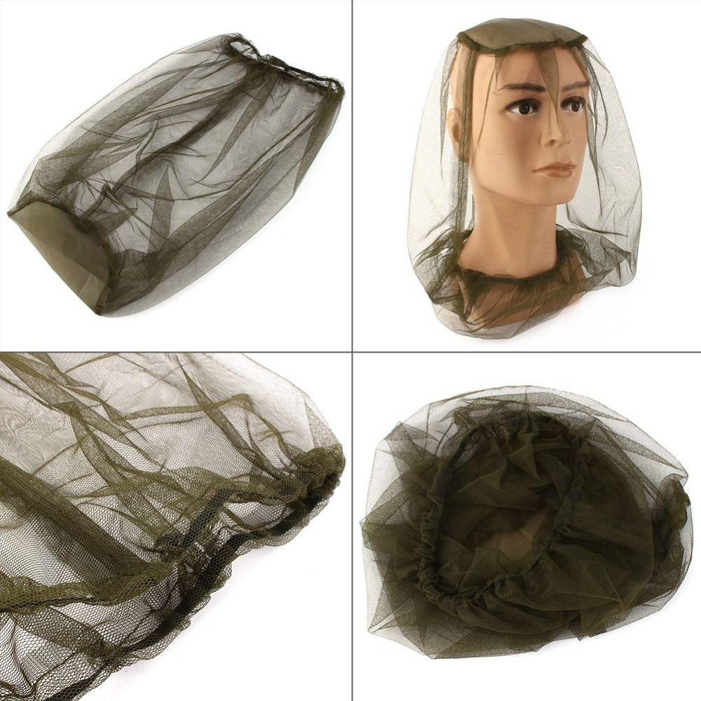 6 Pack Lightweight Head Mesh Covers Breathable Mesh Face Covers Bug Head Net Outdoor Activities