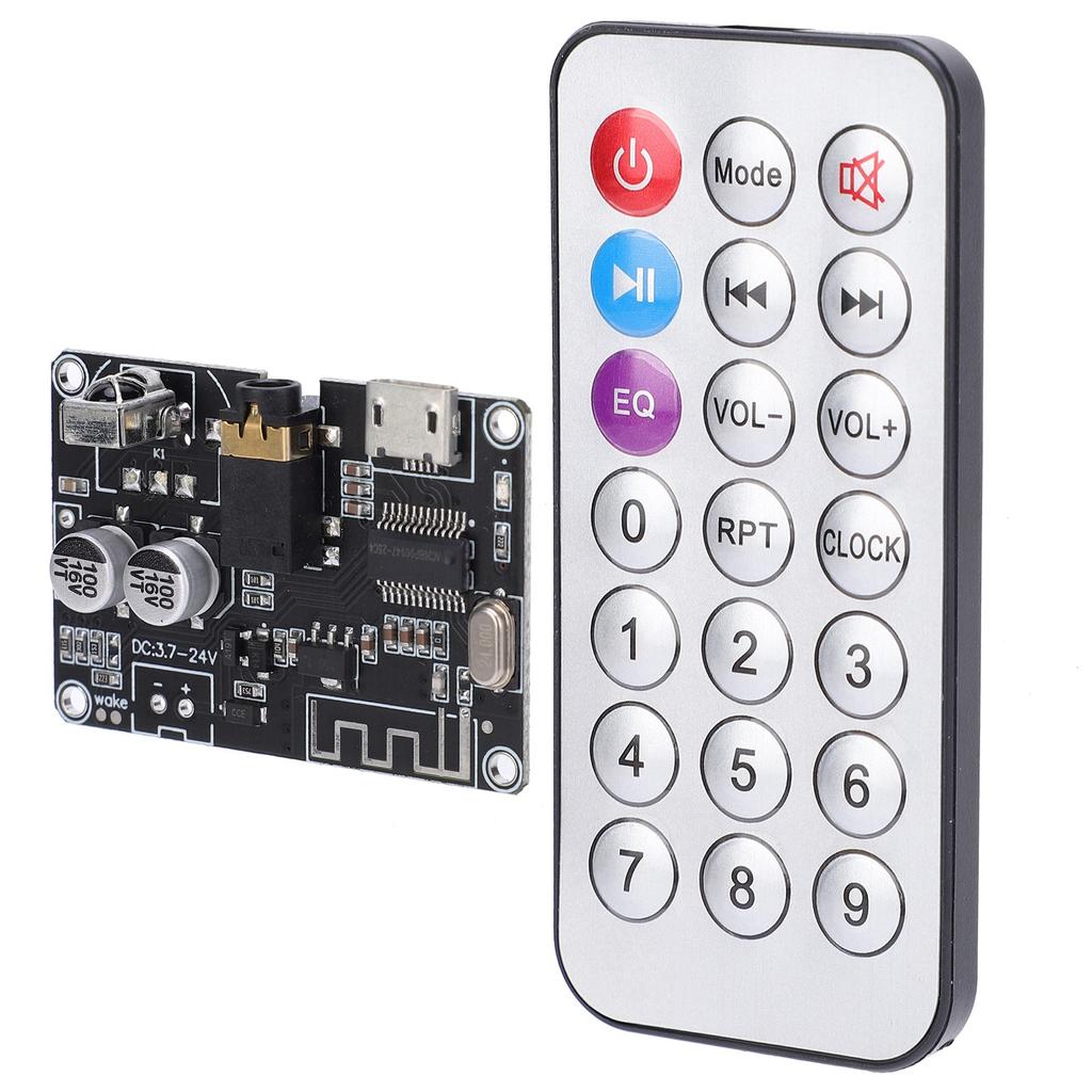 Bluetooth Audio Receiver Board Stereo Power Amplifier Module with Remote Control XYWRBT