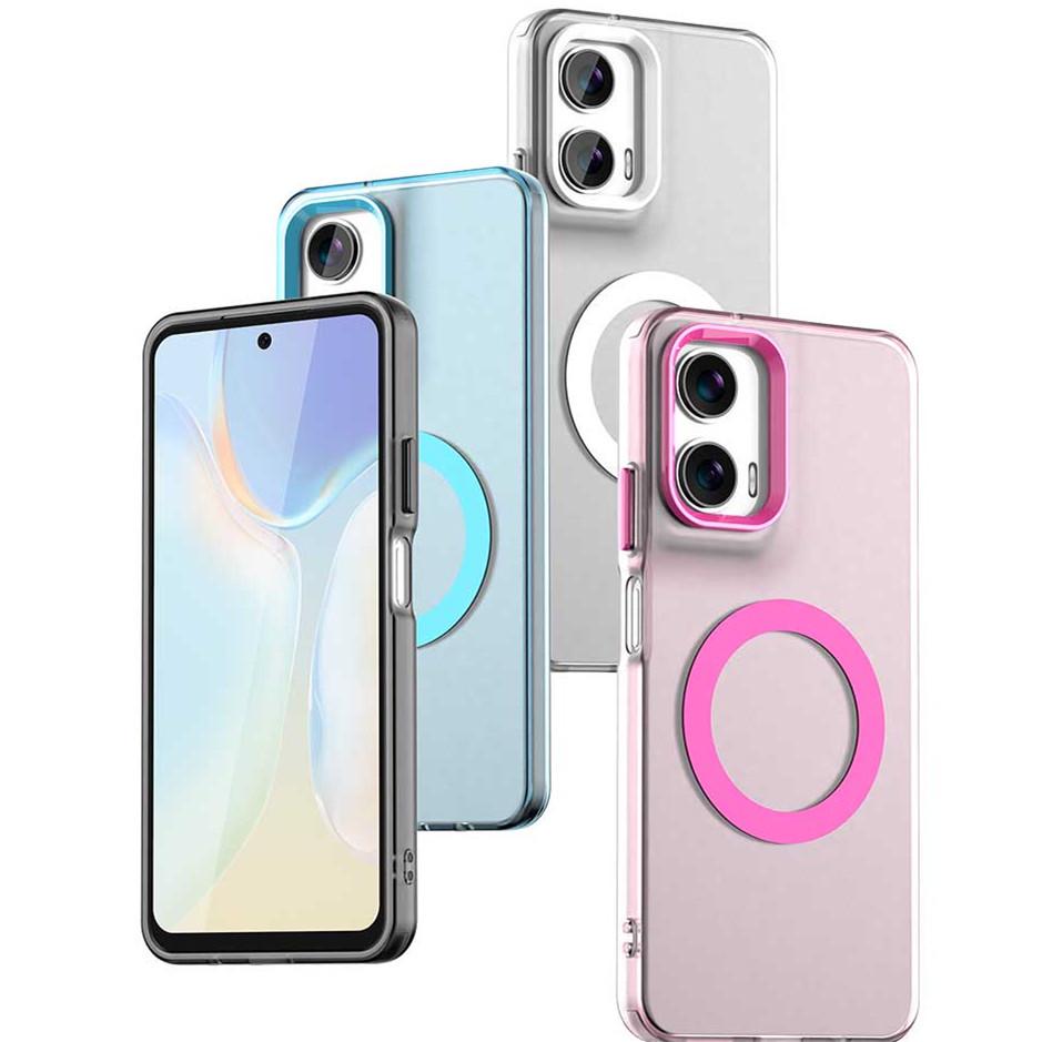 Матовый магнитный чехол для телефона Motorola MOTO Edge 60 Fusion & G86, Совместим с s50 & G56 (трансграничная версия).