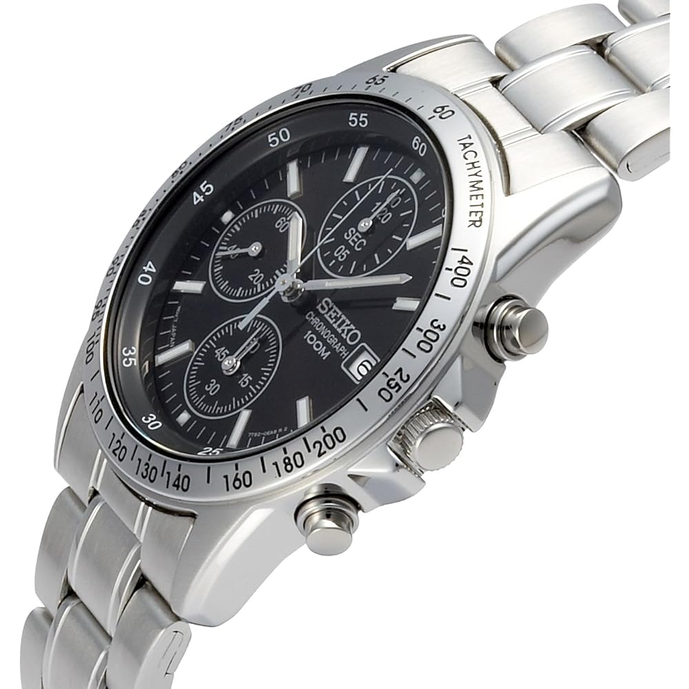 Мужские часы Seiko SND367PC Импортная модель Аналоговые кварцевые часы из нержавеющей стали