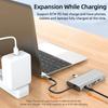 4K 30 Гц USB C док-станция Type C на HDMI-совместимый VGA RJ45 адаптер USB 3.0 HUB разветвитель для ноутбука Macbook Air M1 iPad Pro