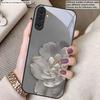 Цветы с градиентом Для Samsung S22 S8 S9 10 20 Ultra S21 Pro S22 Plus S23 FE S24 Ultra S25 Edge S25Ultra Стеклянный чехол для телефона