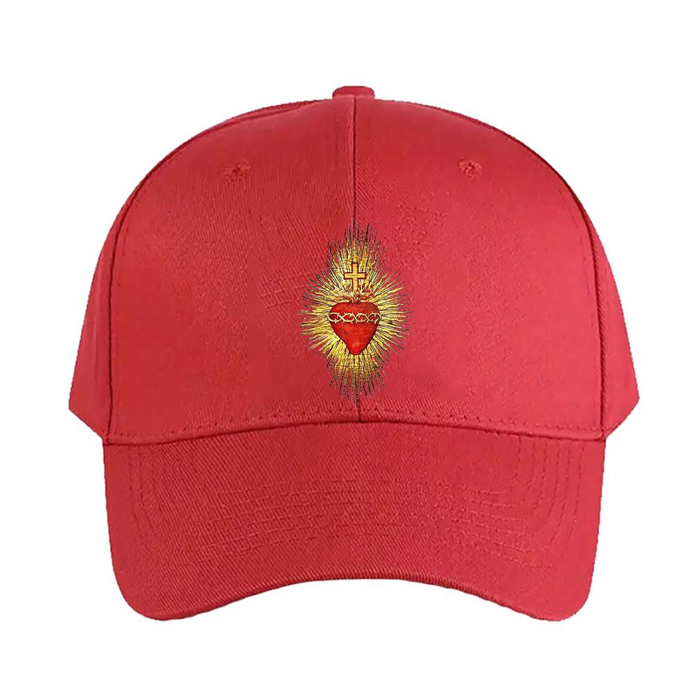 Sacred Heart of Jesus Christian Cap summer woman Man Adult Hat Fashion Casual Adjustable Printed Baseball Caps Trucker Cap