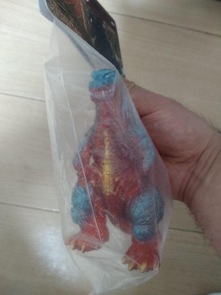 [Б/У] Серия среднего размера CCP №. 5 Годзилла Ретро Красный Прозрачный Вер.