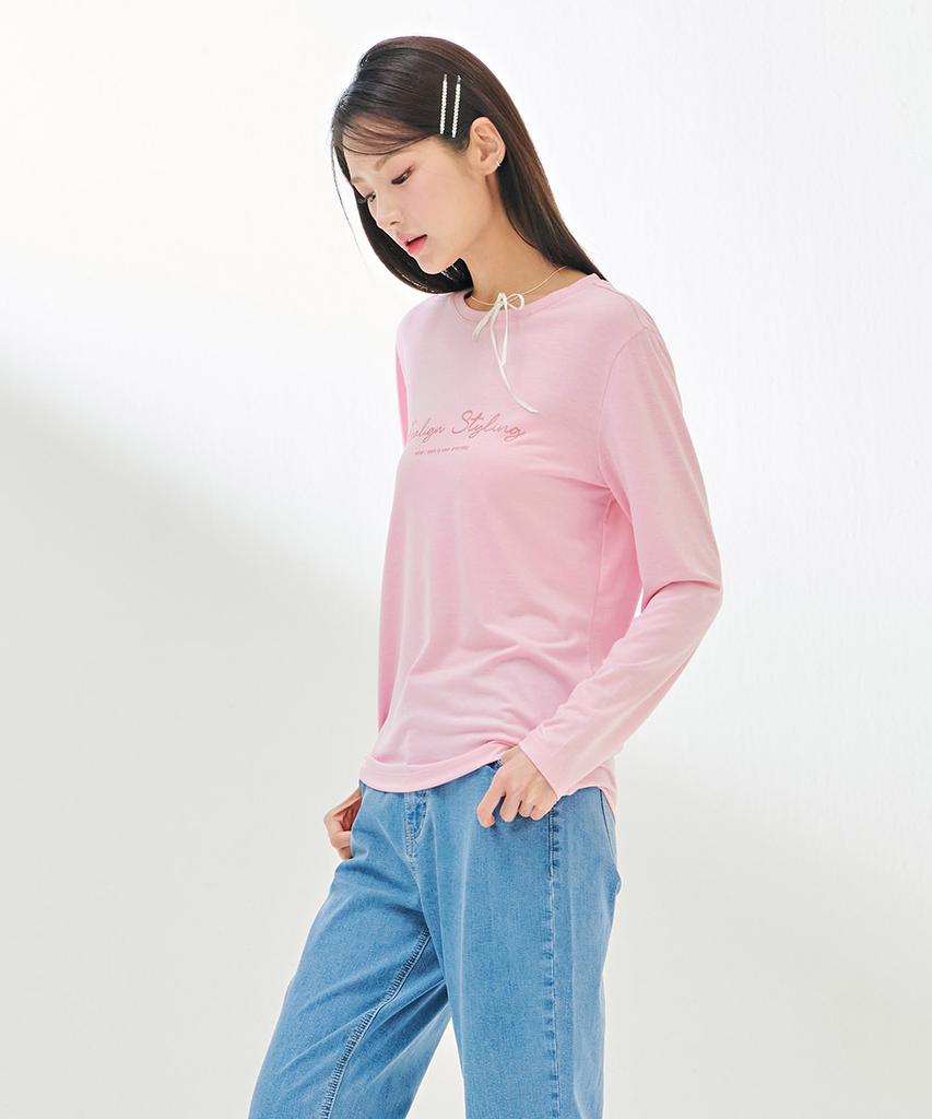 CHASECULT Women'S Lettering Basic T-Shirt-Dazg5151B0P