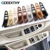 Car Left Driver Side Beige Black Interior Door Handle Panel Cover Replacement for BMW 5 Series F10 F11 F18 520 523 525 528