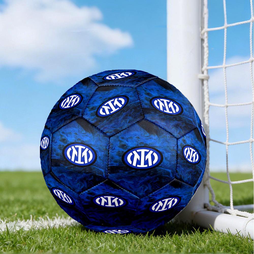 Mi-lan FC Emblem Printed Size 5 Soccer Balls, High-Quality, Anti-Slip, Protective Football, A Unique Gift , Birthdays, Christmas Gifts