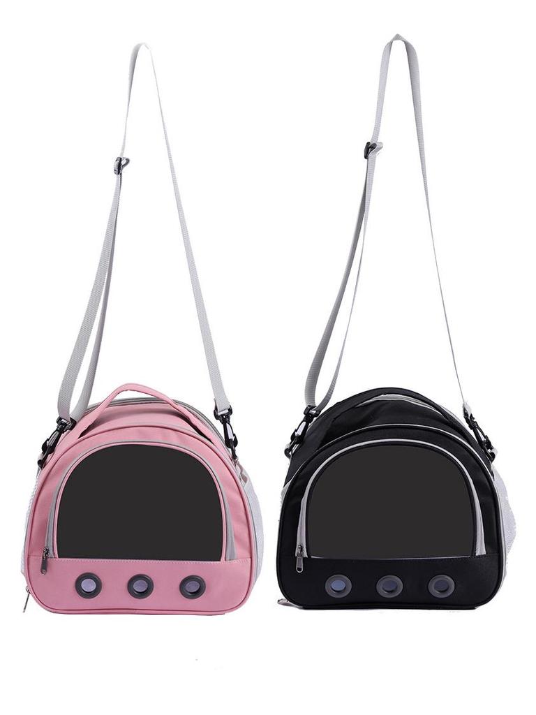 Compact and Breathable Foldable Hamster Carrier Handbag for Small Pets