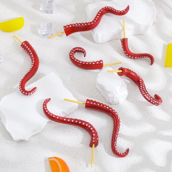 7 шт./набор Вставка для кашпо Щупальца Украшение для цветочного горшка Реалистичные щупальца осьминога