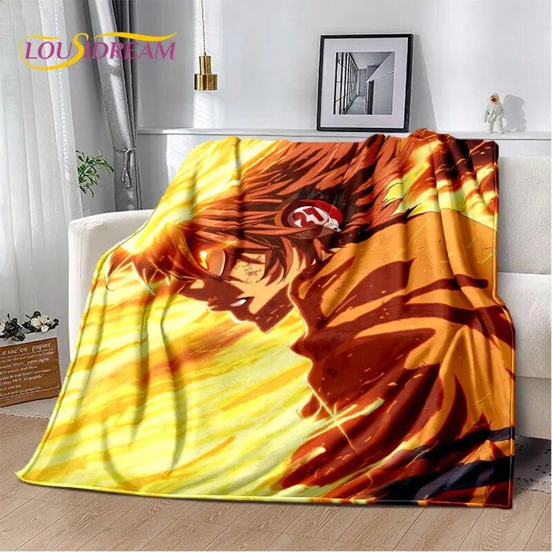 Мягкое плюшевое одеяло в стиле аниме «Учителя Hitman Reborn», фланелевое одеяло для гостиной, спальни, кровати, дивана, чехол для пикника, детское одеяло