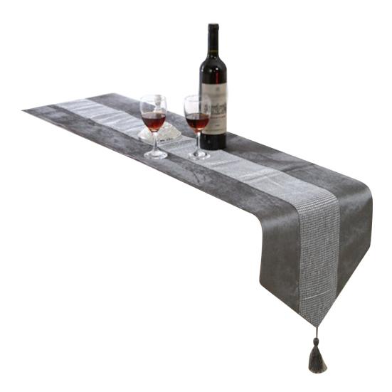 Полосатая скатерть 180 см, обеденный стол, дорожка, праздничная кисточка, декор для еды