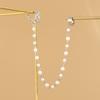 Темперамент с имитацией жемчуга и бабочкой, цепочка с кисточками, модные серьги, новые украшения для пирсинга