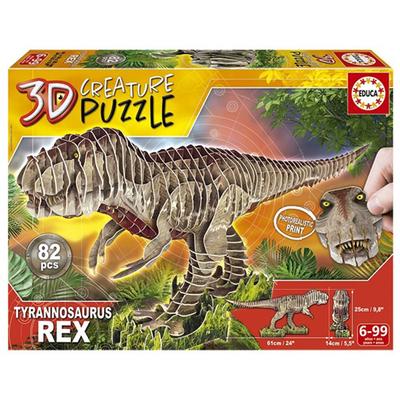 Головоломка Educa 3D «Динозавр» (T-Rex)