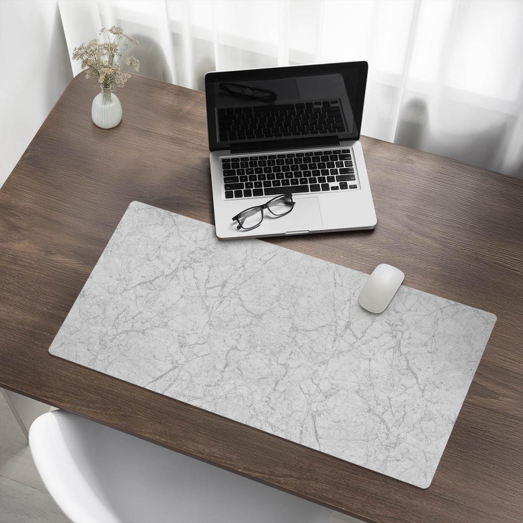 Desk Pad for Keyboard and Accessories Marble Patterns 90x45 cm