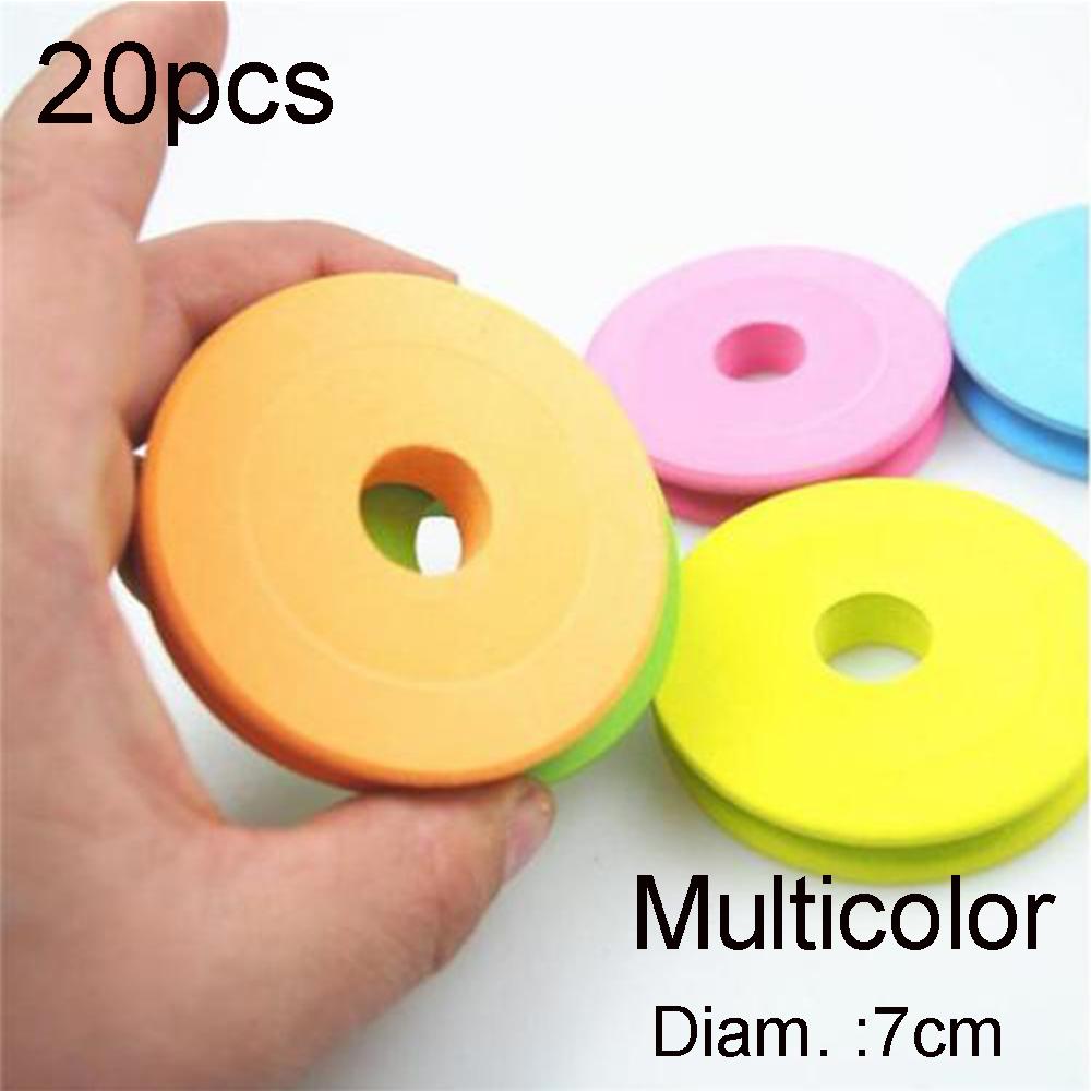 20Pcs New Leader Swivel 4.5cm/7cm Carp Lure Fishing Line Plate EVA Foam Winding Line Board