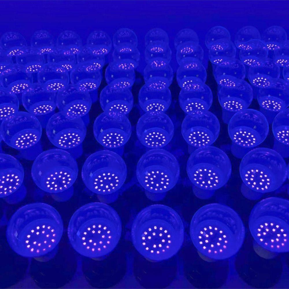 E26/E27 Спиральная фиолетовая черная лампочка Алюминиевая УФ-фиолетовая лампа Прожектор Рождество