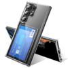Прозрачный чехол для Samsung Galaxy S25 Ultra из ТПУ+ПК+акрила, чехол для мобильного телефона с держателем для карт