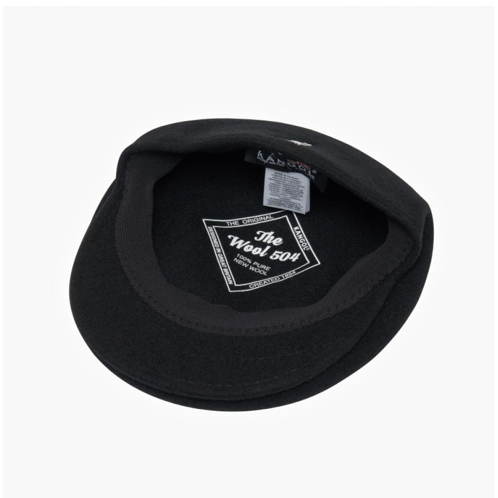 Кепка Kangol Wool 504 для охоты, черная 0258bc