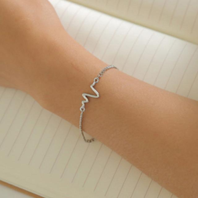 Браслеты из стерлингового серебра, регулируемая цепочка, браслет-подвеска для женщин и мужчин, ювелирный тренд