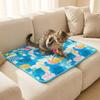 Breathable Dog Cooling Pad Soft Dog Sleeping Mat Cartoon pattern Cat Nest Bed  Dog Crate