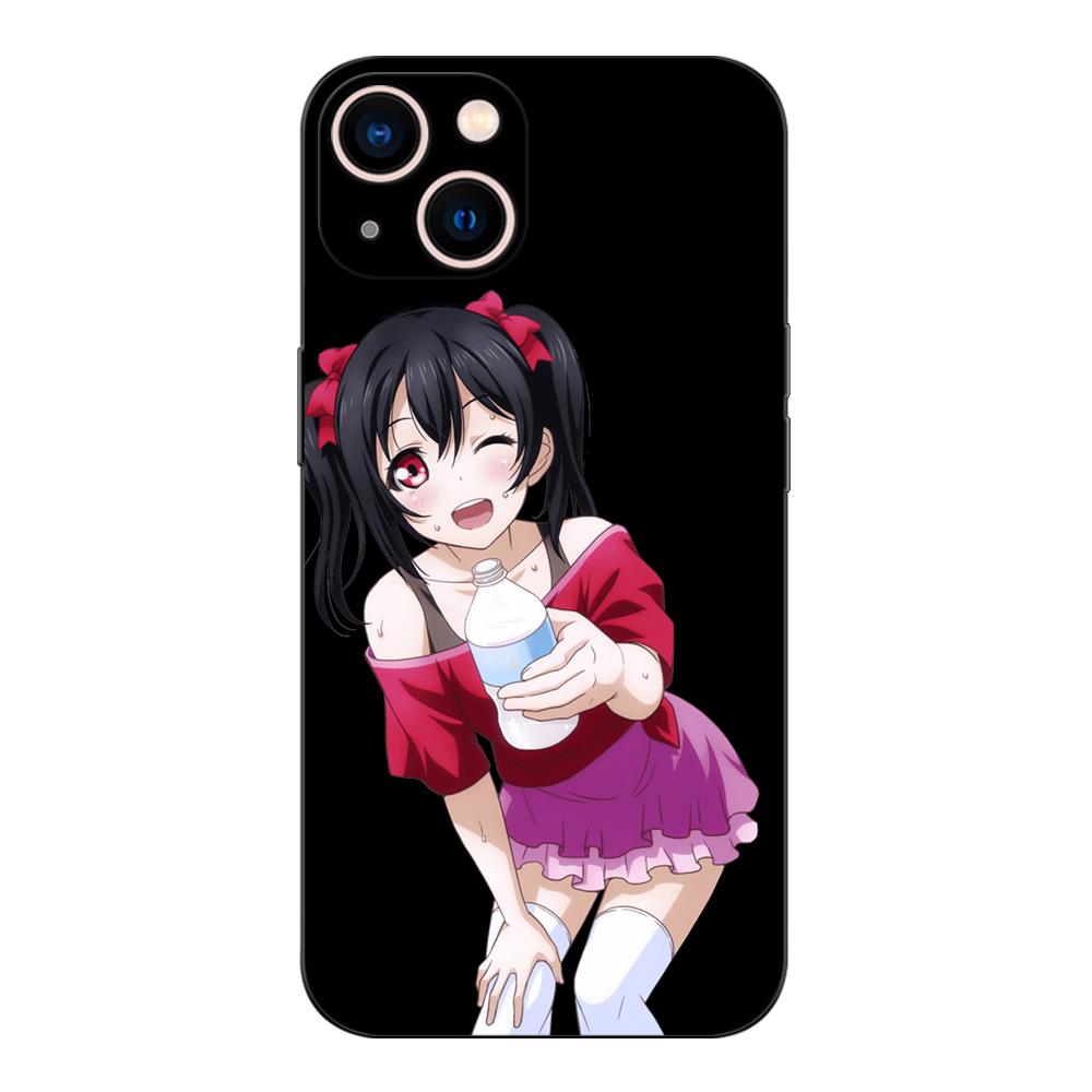 Черный чехол из ТПУ для OPPO Reno 7 7Z 8 Lite 4G 5G PRO F11 F17 F15 F19 F19S F21 Waifu Girl Anime