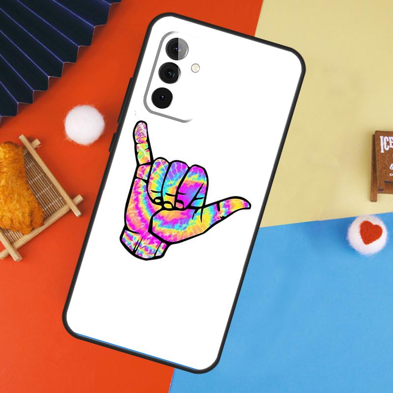 Shaka Surf Hang loose Case For Samsung Galaxy A54 A34 A14 A15 A35 A55 A52 A32 A12 A51 A71 A13 A23 A33 A53 Cover