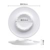 Ceramic Dinner Plate Restaurant Creative Irregular Thick Soup Plate Pasta Plate Snack Plates Dessert Dish Solid Color Tableware