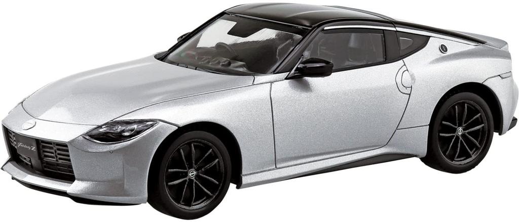 Aoshima Bunka Kyozai Серия Snap Kit Nissan RZ34 Fairlady Z Brilliant Silver Пластиковая модель (АОСИМА) 1/32 Предварительно окрашенный 17-D
