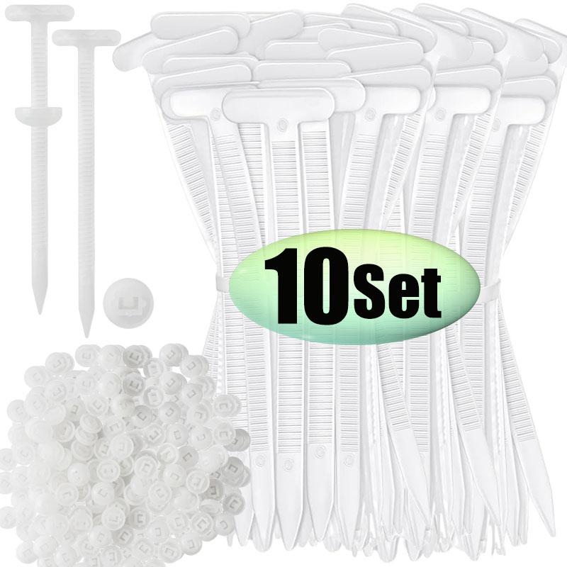 10-500 шт. Белые самоблокирующиеся нейлоновые кабельные стяжки-защелки Стяжки для проводов Раскрывающиеся zip-ленты Крепеж для автомобильных труб и кабелей Фиксатор для пучков