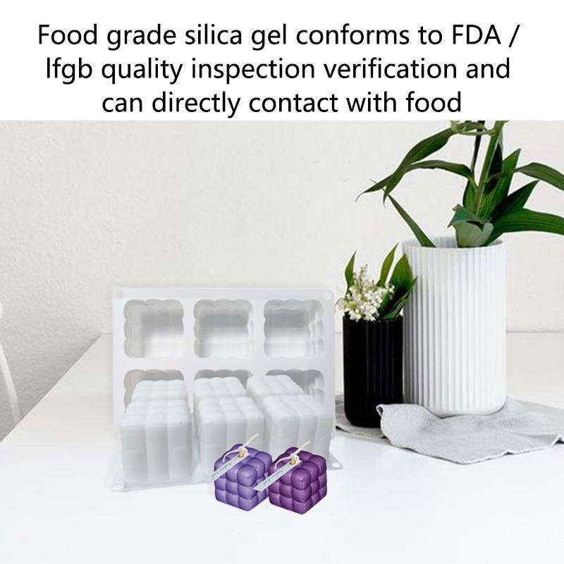 3D нерегулярная силиконовая форма для свечей, форма для ароматерапевтических свечей, материал для свечей своими руками, смоляная форма, принадлежности для изготовления свечей