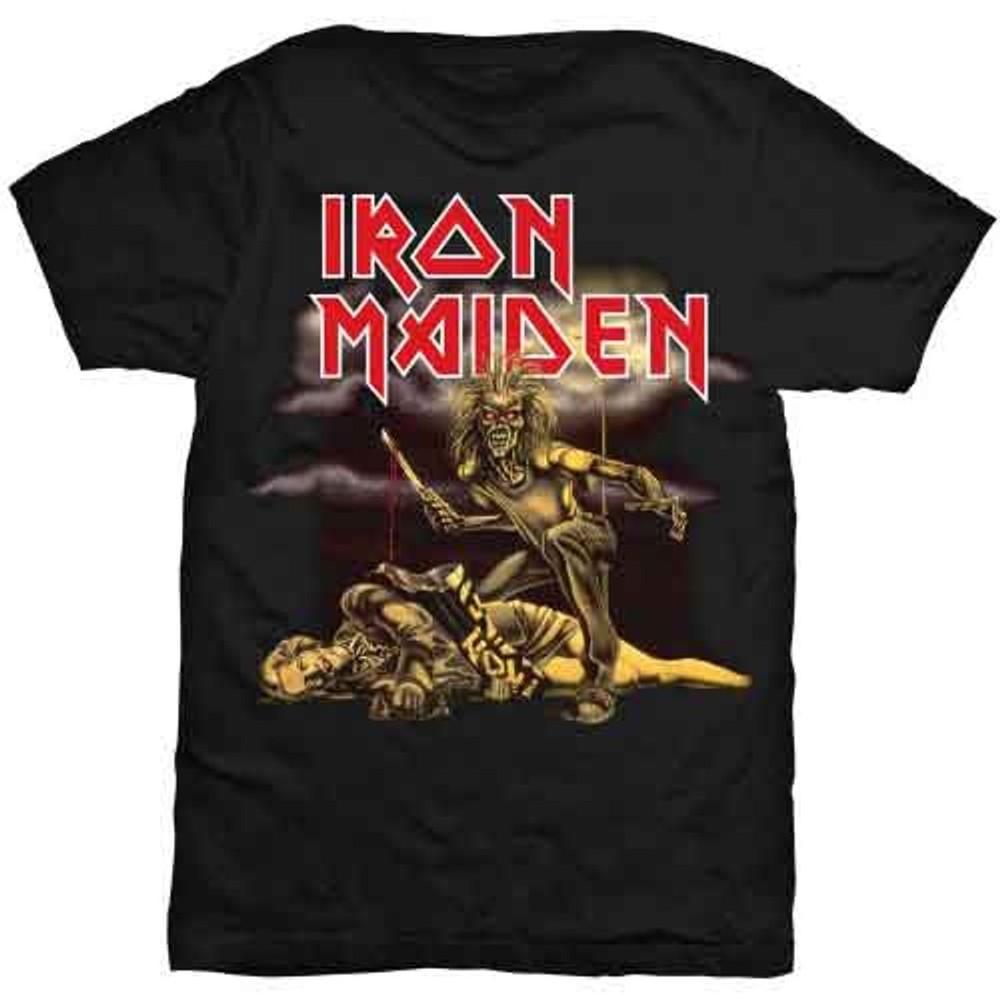 Женская черная футболка Iron Maiden 'Slasher' - НОВАЯ ОФИЦИАЛЬНАЯ Унисекс футболка