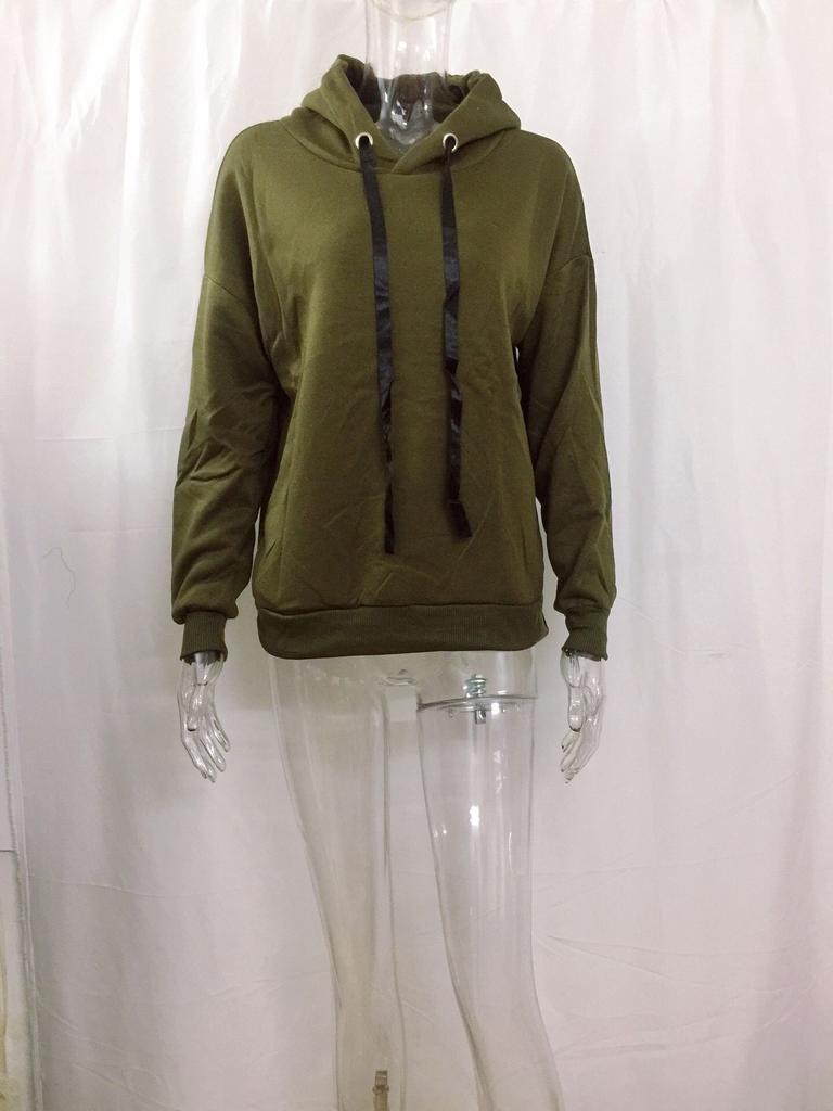 Свободное верхнее пальто, пуловер с капюшоном и длинными рукавами, большой плюшевый утепленный свитер, средний длинный свитер, забавный женский топ с капюшоном в европейском стиле