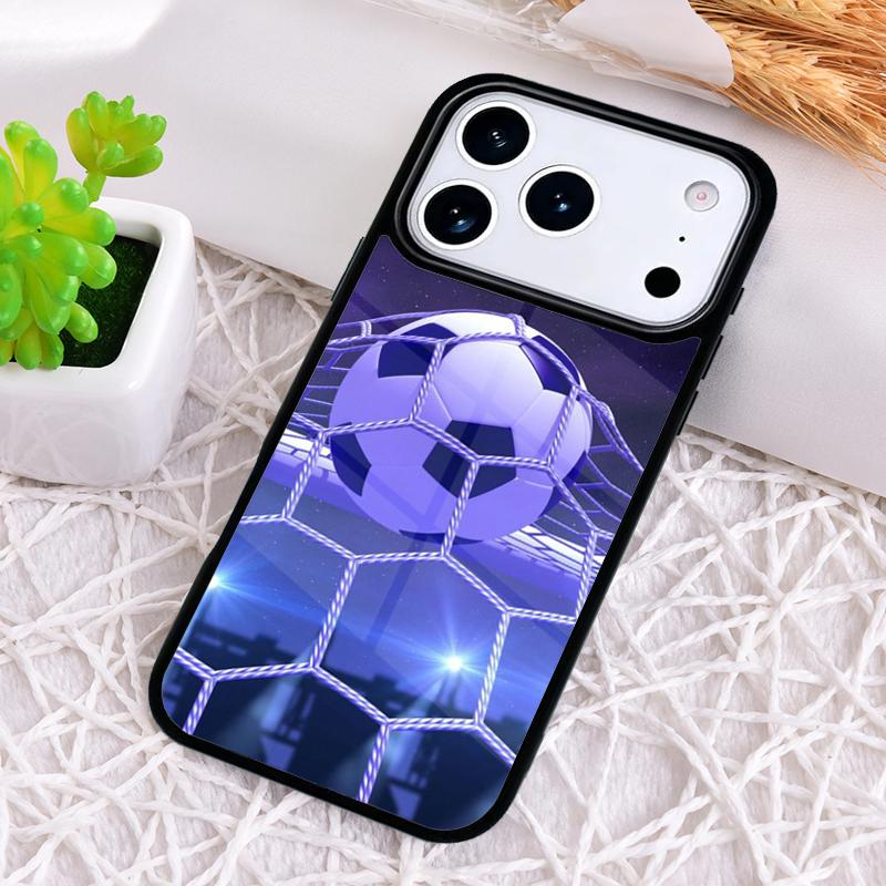 Чехол для телефона с принтом футбольного мяча для iPhone 17 Air 16 15 11 12 14 13 Pro Max Ударопрочный чехол