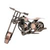 Handcrafted Motorcycle Model Iron Art Decorative Movable Wheel Motorcycle Ornament Desk Decor Gift