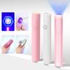 Hand-held Nail Waist Power Storage Mini Light Therapy Lamp Nail Lamp Round Word Lamp Charging