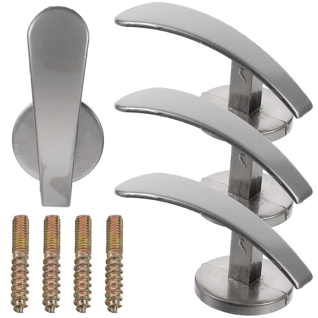 4Pcs Wall Mounted Curtain Holdbacks Zinc Alloy Metal Tiebacks for Living Room Bedroom Drapery Hooks Decorative Curtain Holders