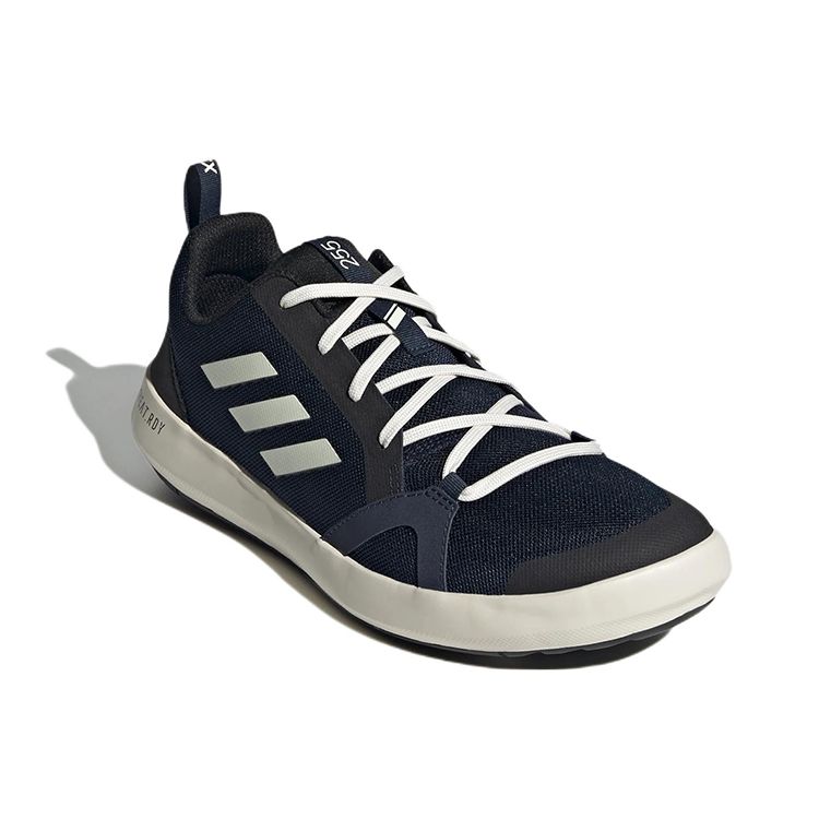 Adidas Terrex Boat Comfortable Versatile Fabric Non-Slip Durable Lightweight Low-Top Training Running Shoes Men Sneaker Navy-Blue GY6119