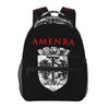 Рюкзаки с HD-логотипом Amenra для мальчиков и девочек, школьные сумки, рюкзак с мультяшным дизайном, сумка через плечо, большая вместимость