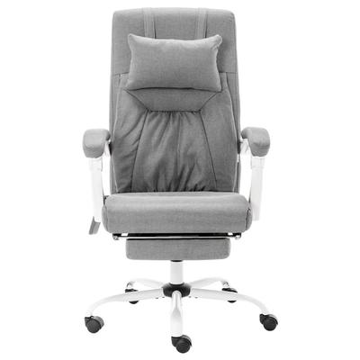 Massage Office Chair Grey Fabric