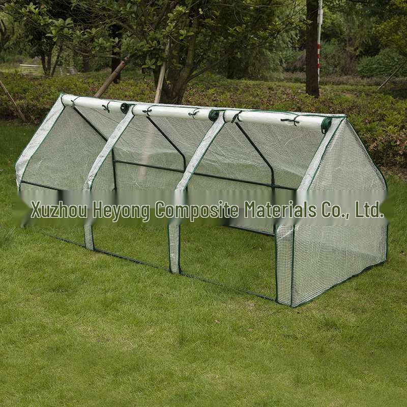 Полный комплект покрытия для теплицы: Зеленая сетка и прозрачные ПВХ чехлы для садовых аксессуаров