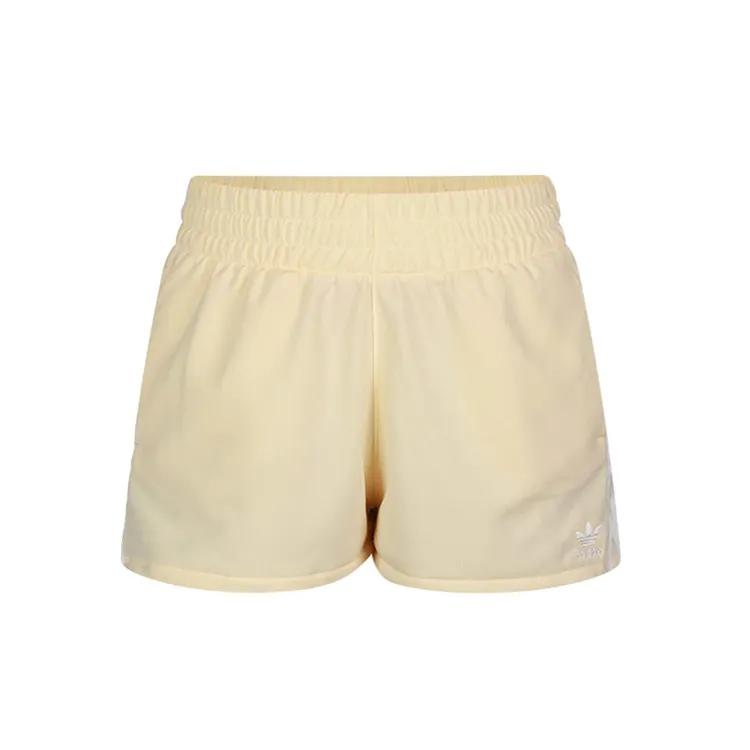 Adidas Originals 3 Stripes Casual Shorts Women's Yellow (Unisex) Casual Shorts FM2607