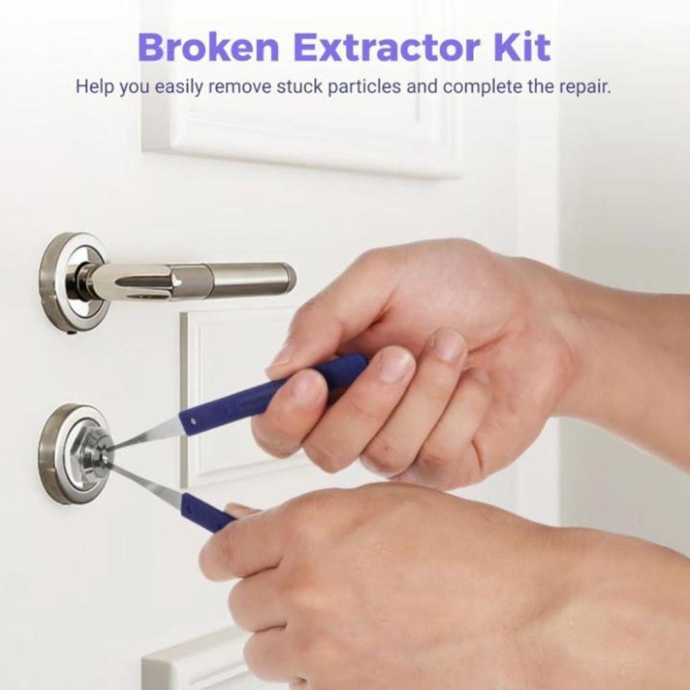 12 шт. Набор отмычек из нержавеющей стали, портативные многофункциональные наборы для вскрытия замков, экстрактор сломанных ключей, ручной инструмент