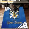 Custom Name Goteborg Crest Rug Office Rug Chair Mat Non Slip Carpet Rugs for Bedrooms Dining Room Living Room Home Decor gifts